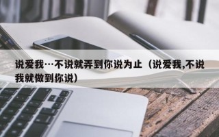 说爱我…不说就弄到你说为止（说爱我,不说我就做到你说）