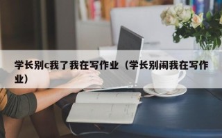 学长别c我了我在写作业（学长别闹我在写作业）