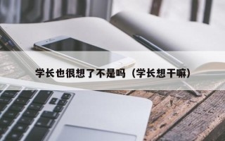 学长也很想了不是吗（学长想干嘛）