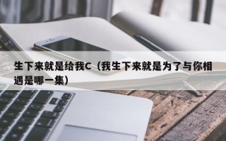 生下来就是给我C（我生下来就是为了与你相遇是哪一集）