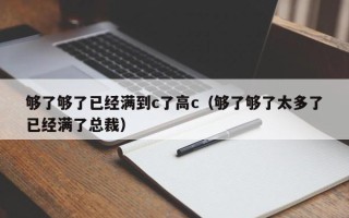 够了够了已经满到c了高c（够了够了太多了已经满了总裁）